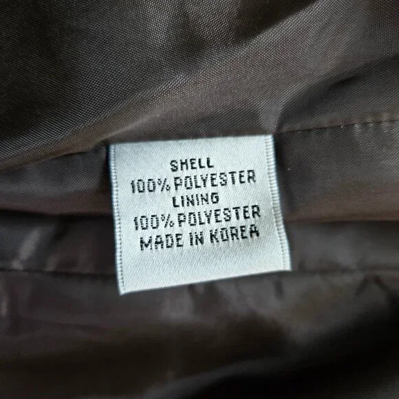 6325-29 Talbots Chocolate Brown Open Front Blazer – Size 14 - Picture 6 of 7